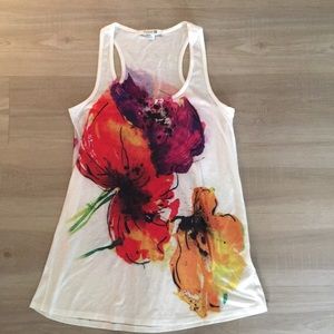 Mid-thigh length tank top